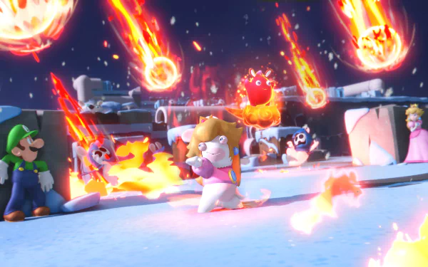 video game Mario + Rabbids Sparks of Hope HD Desktop Wallpaper | Background Image