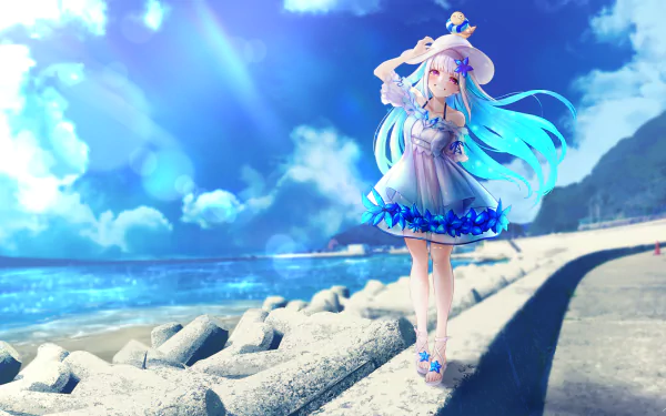 Lize Helesta Anime Virtual Youtuber HD Desktop Wallpaper | Background Image