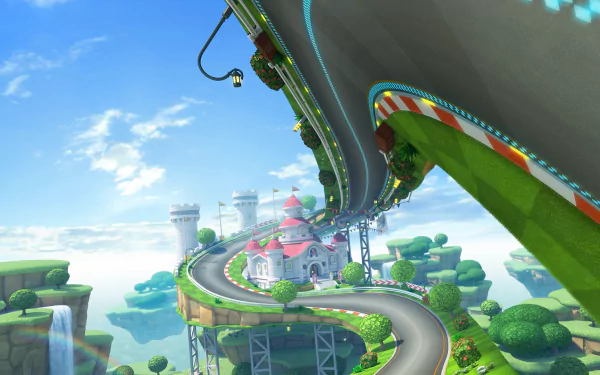 video game Mario Kart 8 Deluxe HD Desktop Wallpaper | Background Image