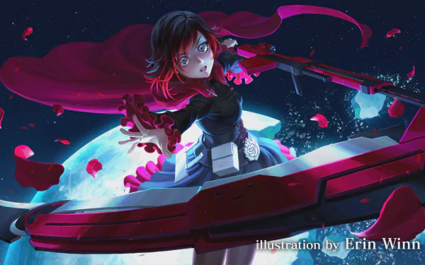 Ruby Rose (RWBY) Anime RWBY: Ice Queendom HD Desktop Wallpaper | Background Image