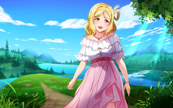 Mari Ohara Anime Love Live! Sunshine!! HD Desktop Wallpaper | Background Image