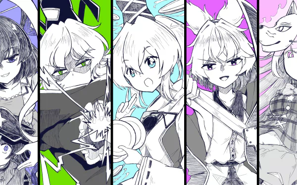 Toyosatomimi no Miko Mononobe No Futo Soga no Tojiko Yoshika Miyako Okina Matara Anime Touhou HD Desktop Wallpaper | Background Image