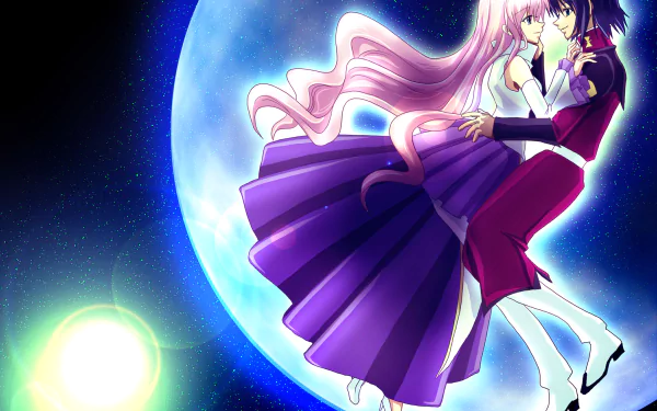 Lacus Clyne Athrun Zala Anime Mobile Suit Gundam Seed HD Desktop Wallpaper | Background Image