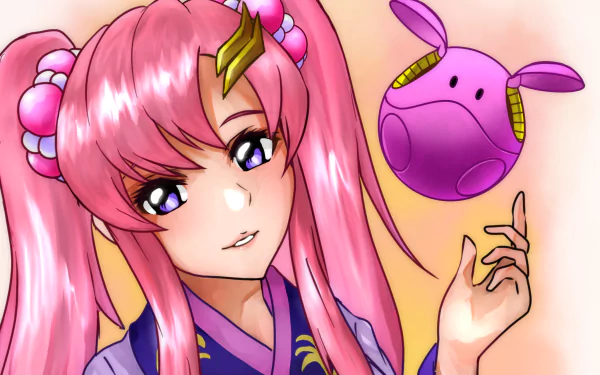 Lacus Clyne Anime Mobile Suit Gundam Seed HD Desktop Wallpaper | Background Image