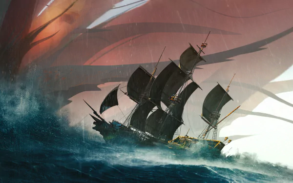 movie The Sea Beast HD Desktop Wallpaper | Background Image