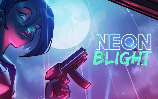 video game Neon Blight HD Desktop Wallpaper | Background Image