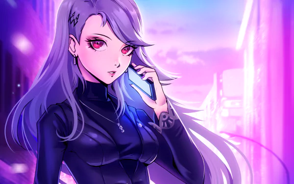 Sae Niijima video game Persona 5 HD Desktop Wallpaper | Background Image