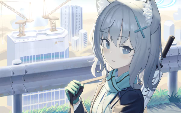 Shiroko Sunaookami video game Blue Archive HD Desktop Wallpaper | Background Image