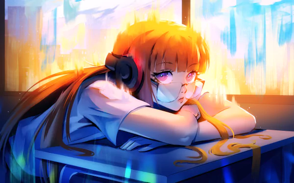 Futaba Sakura video game Persona 5 HD Desktop Wallpaper | Background Image
