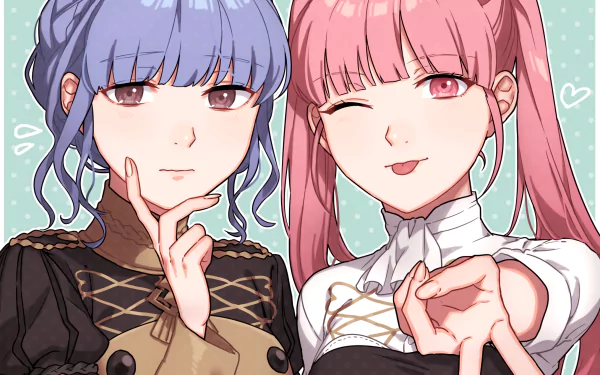 Hilda (Fire Emblem) Marianne (Fire Emblem) video game Fire Emblem Three Houses HD Desktop Wallpaper | Background Image