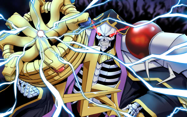 Ainz Ooal Gown Anime Overlord HD Desktop Wallpaper | Background Image