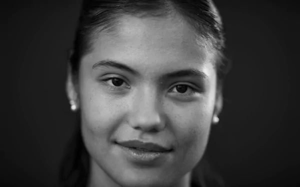 face portrait brunette American soccer Emma Raducanu Sports HD Desktop Wallpaper | Background Image