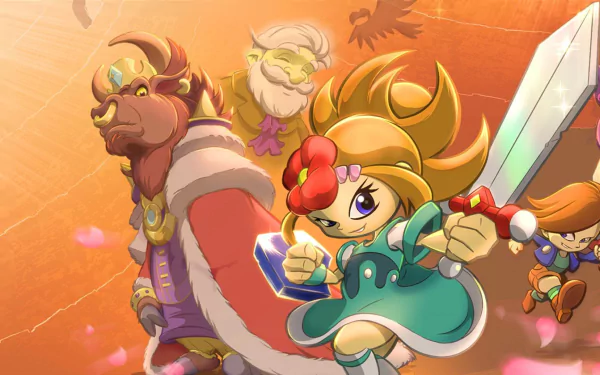 video game Blossom Tales 2: The Minotaur Prince HD Desktop Wallpaper | Background Image