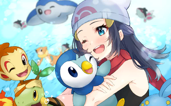 Dawn (Pokémon) video game Pokémon: Diamond and Pearl HD Desktop Wallpaper | Background Image