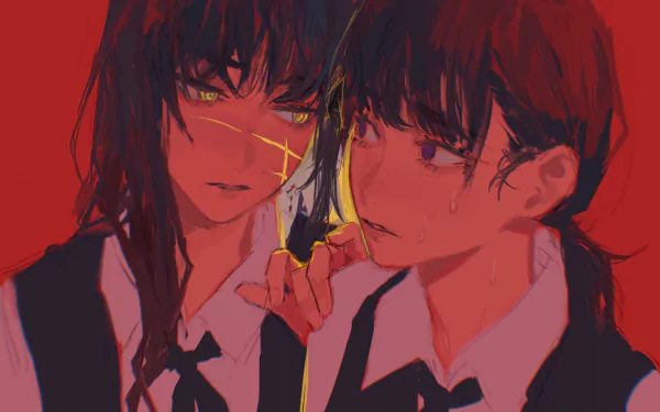 War Devil Asa Mitaka Anime Chainsaw Man HD Desktop Wallpaper | Background Image