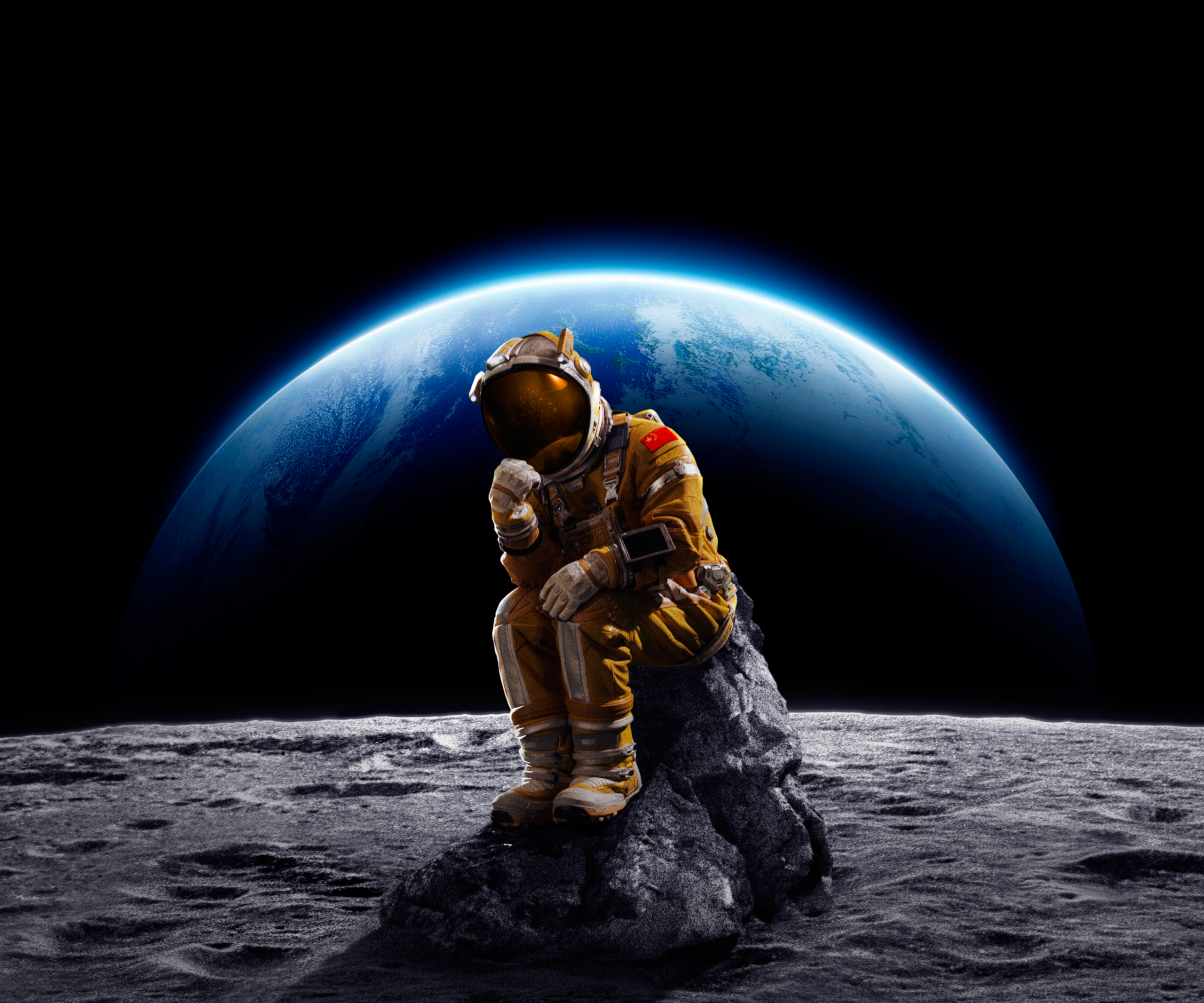 Man On The Moon Wallpapers  Wallpaper Cave