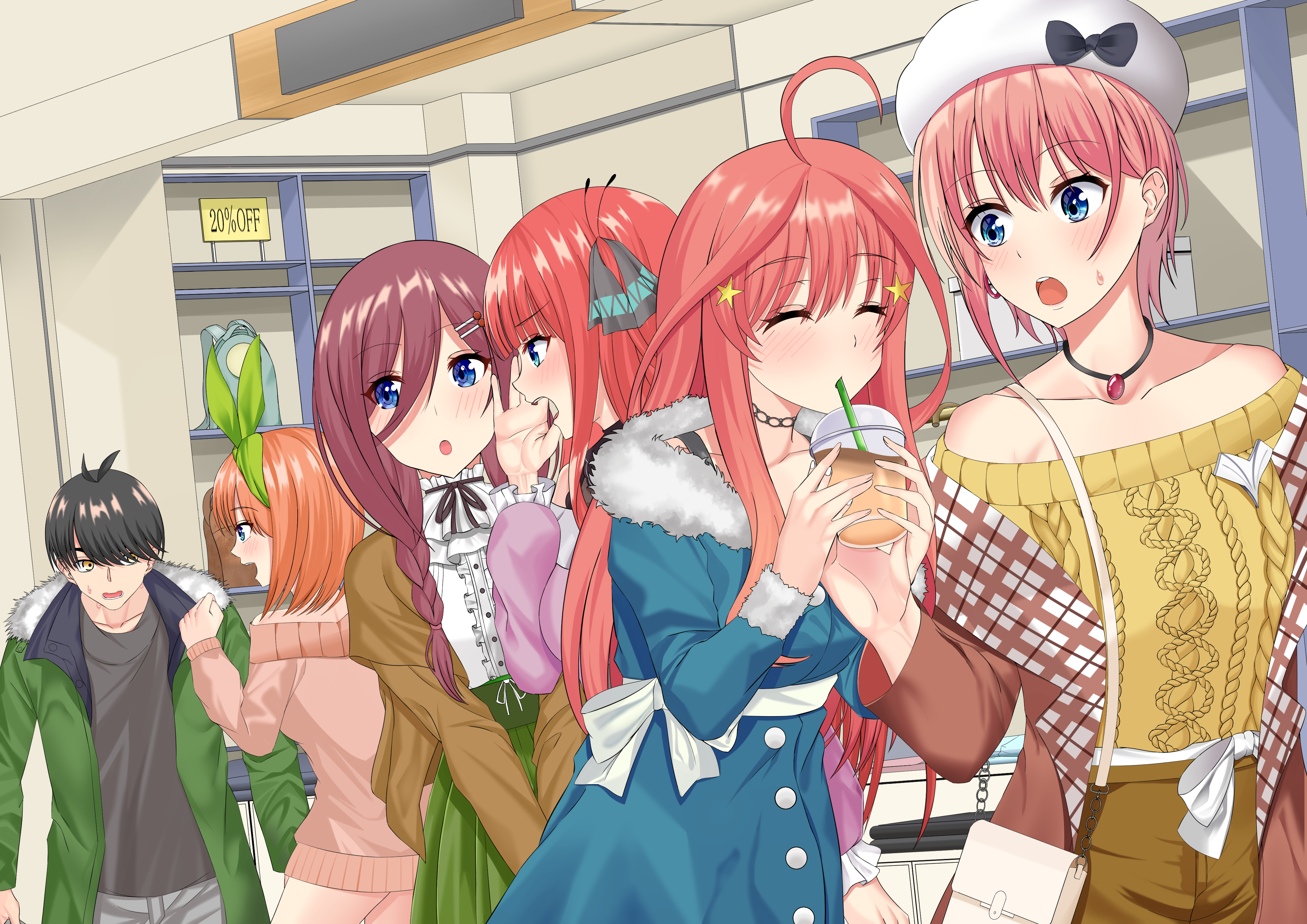 The Quintessential Quintuplets 4k Ultra HD Wallpaper by しゃきしゃききゃべつ