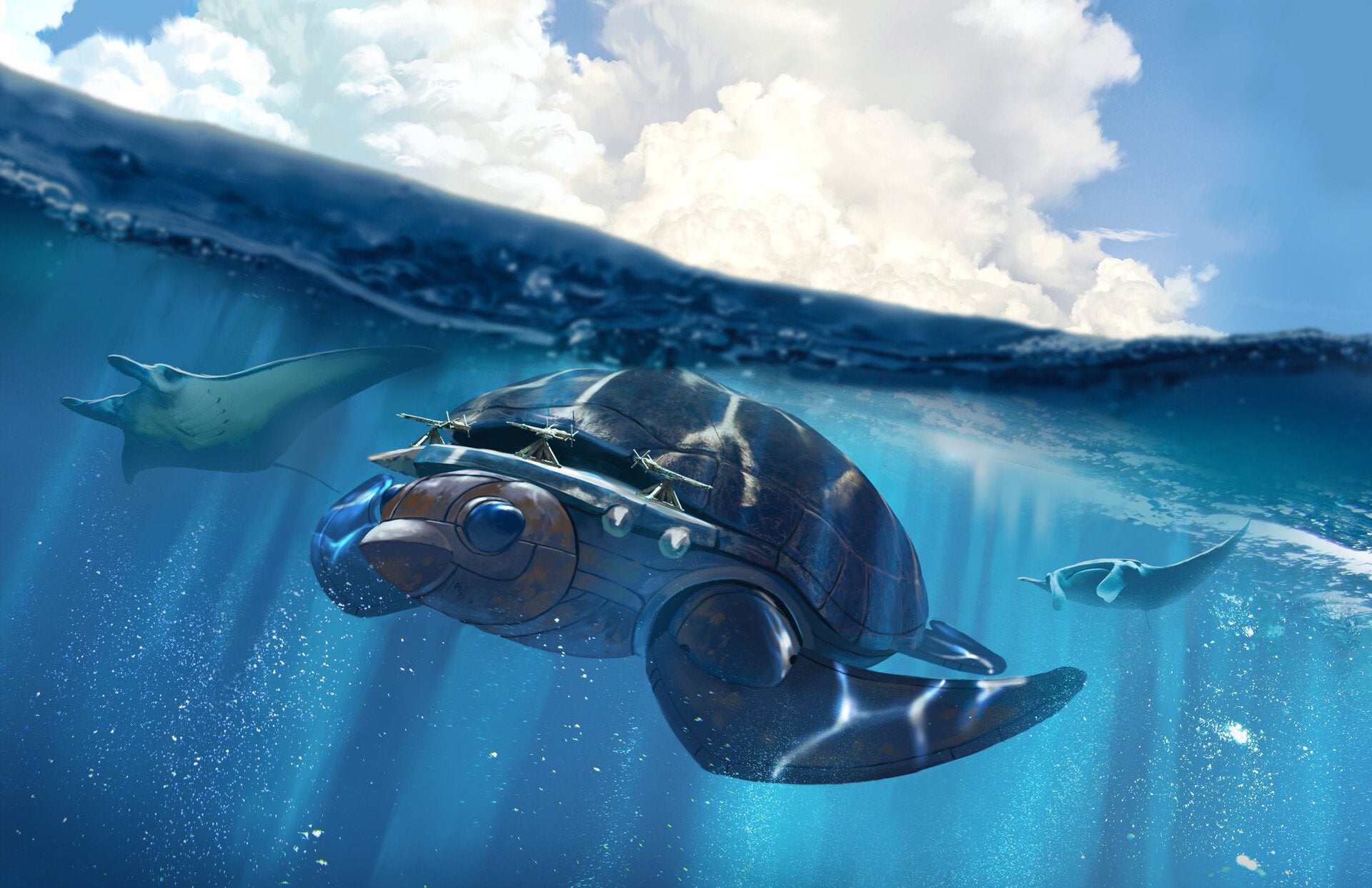 Turtle Ship by Alfven Ato
