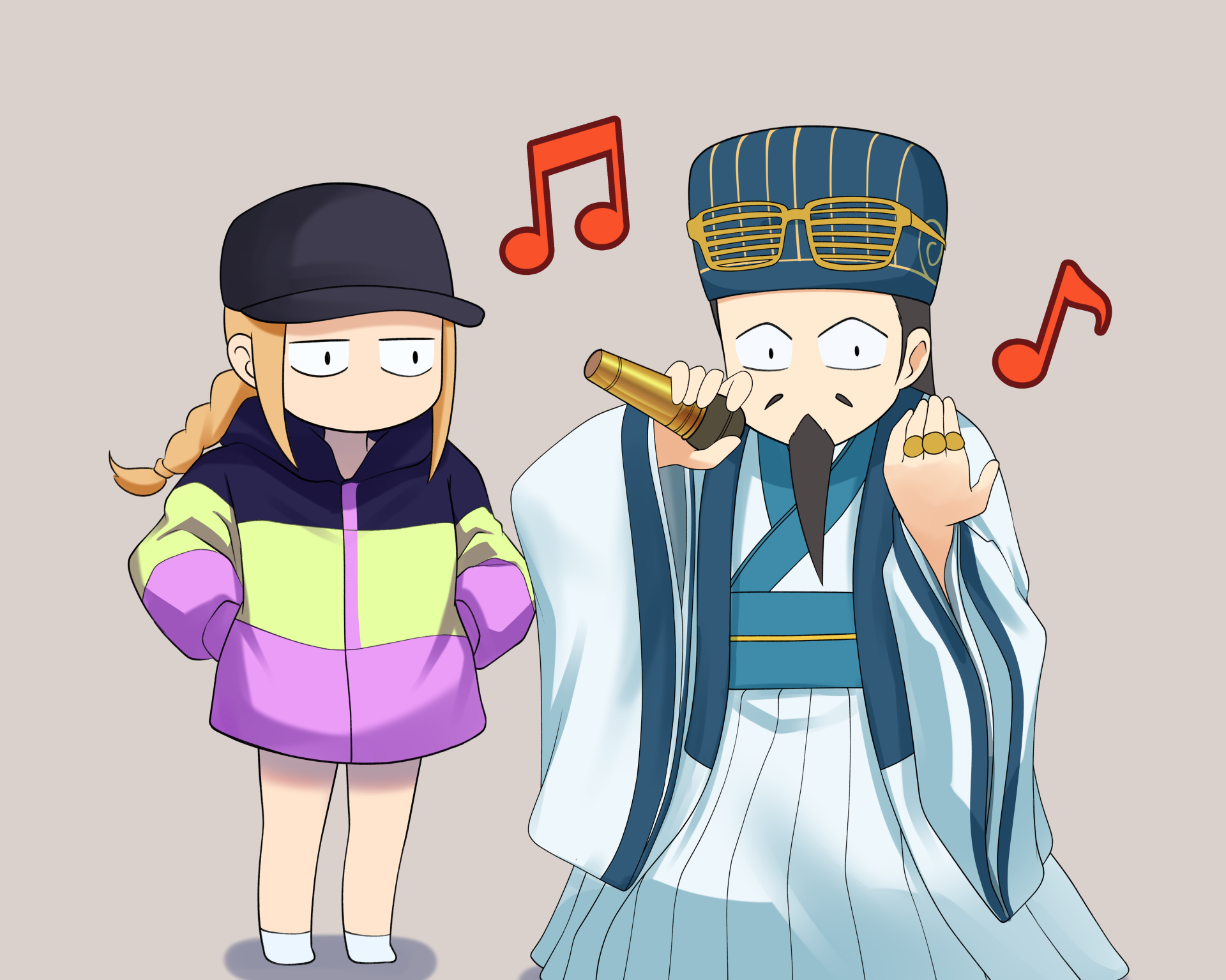 Download Kongming Zhuge Eiko Tsukimi Anime Ya Boy Kongming! 4k Ultra HD Wallpaper by ハンボ