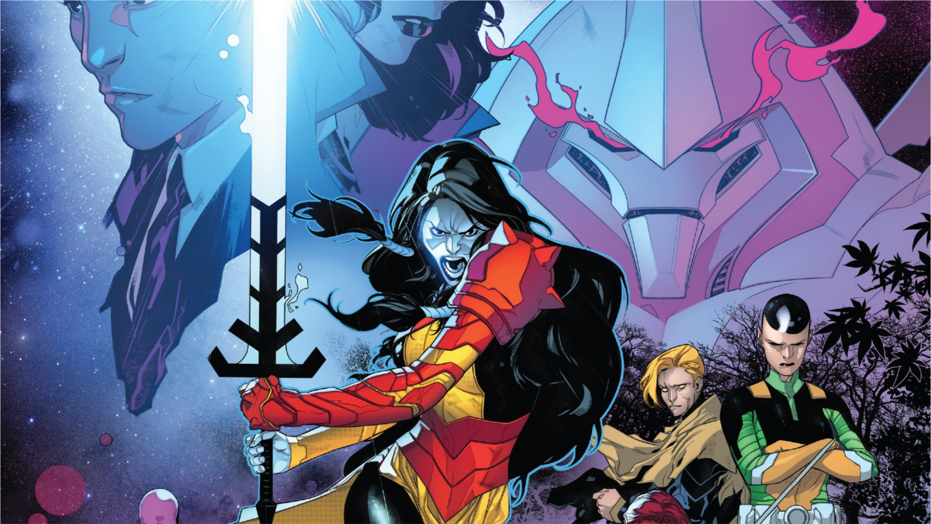 Download Nimrod Cylobel Rasputin IV Comic X-Men HD Wallpaper by Pepe Larraz