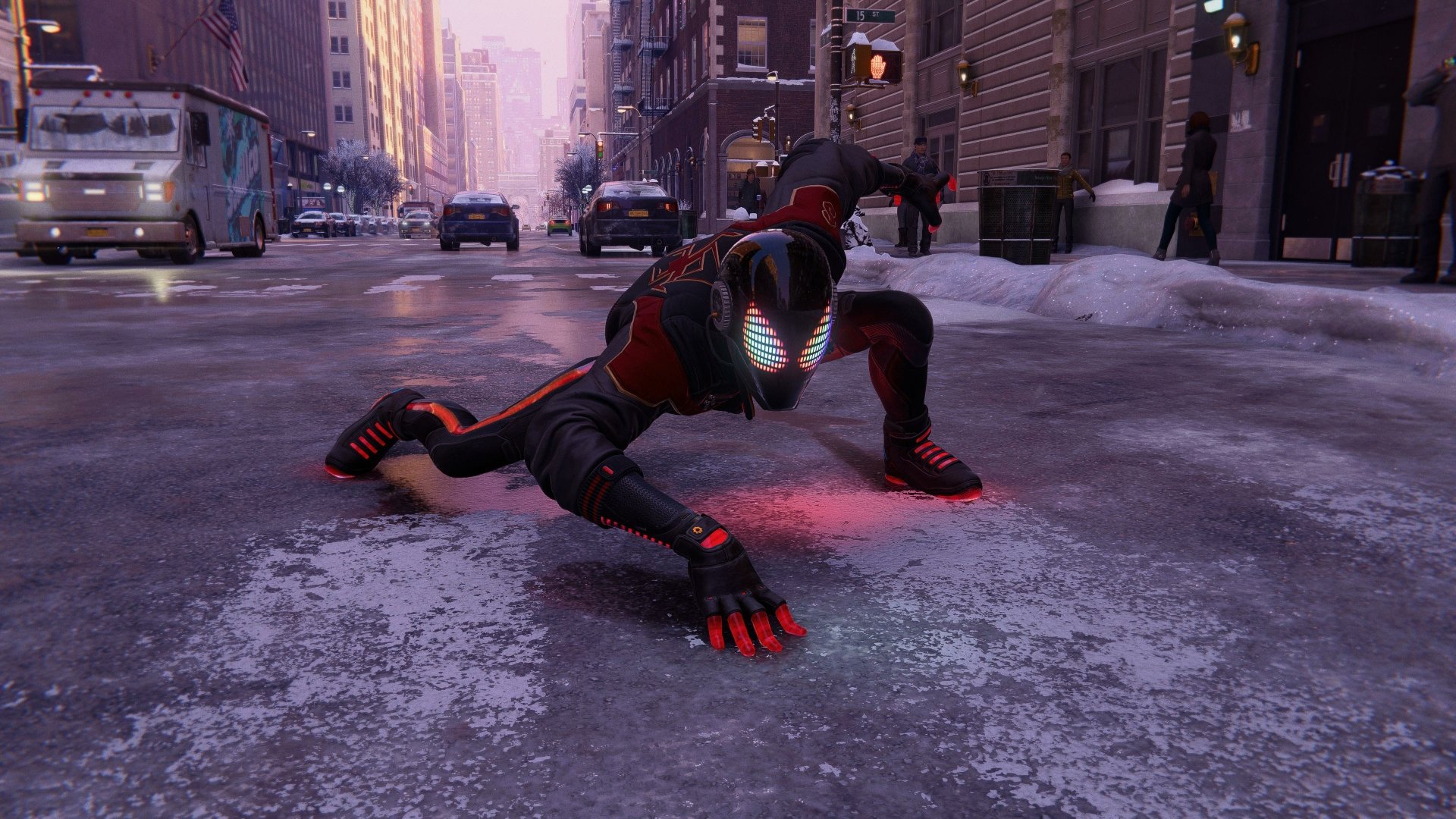 Download Spider Man Spider-Man (PS4) Marvel's Spider-Man: Miles Morales Video Game 4k Ultra HD Wallpaper