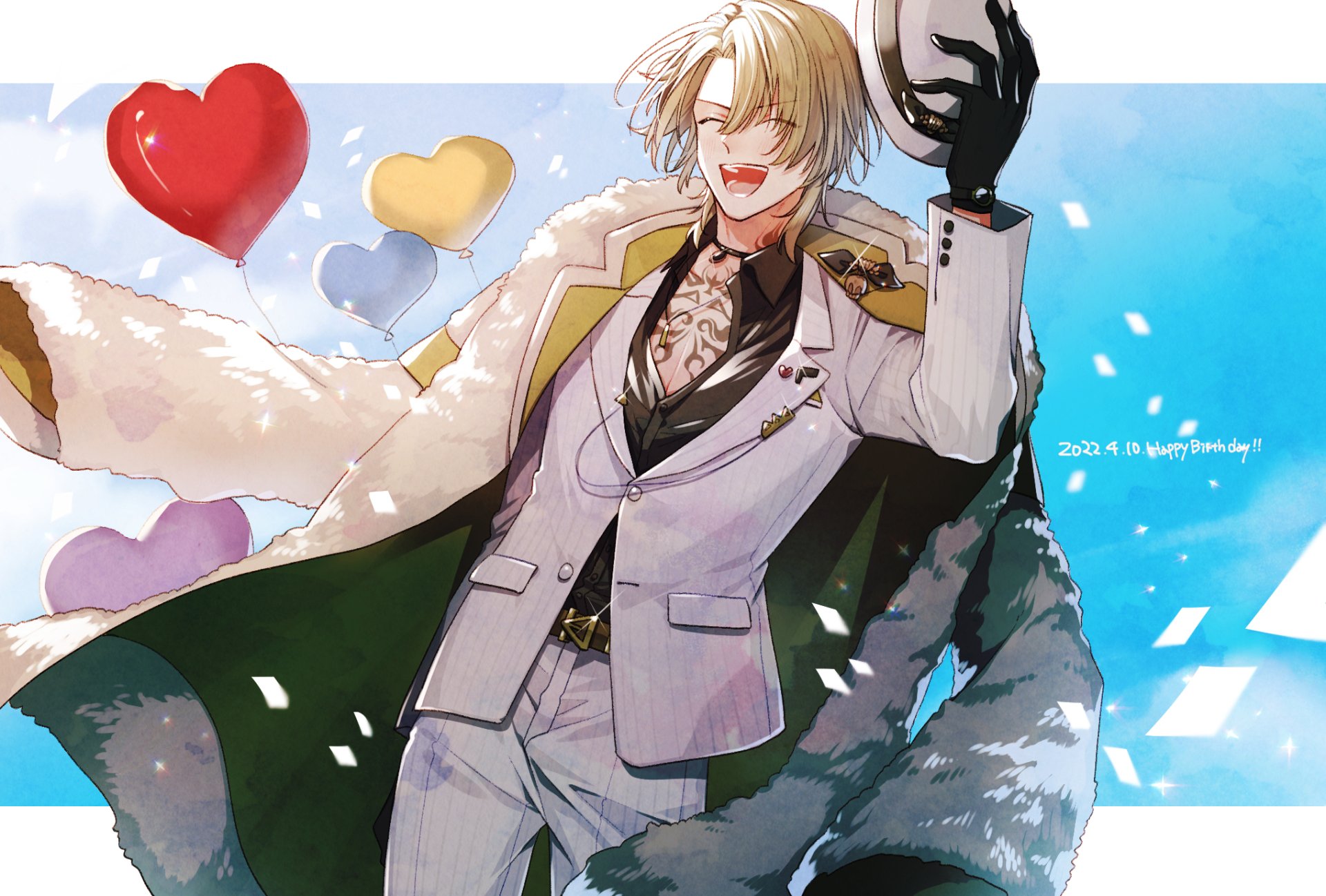 Download Luxiem Luca Kaneshiro Anime Virtual Youtuber HD Wallpaper