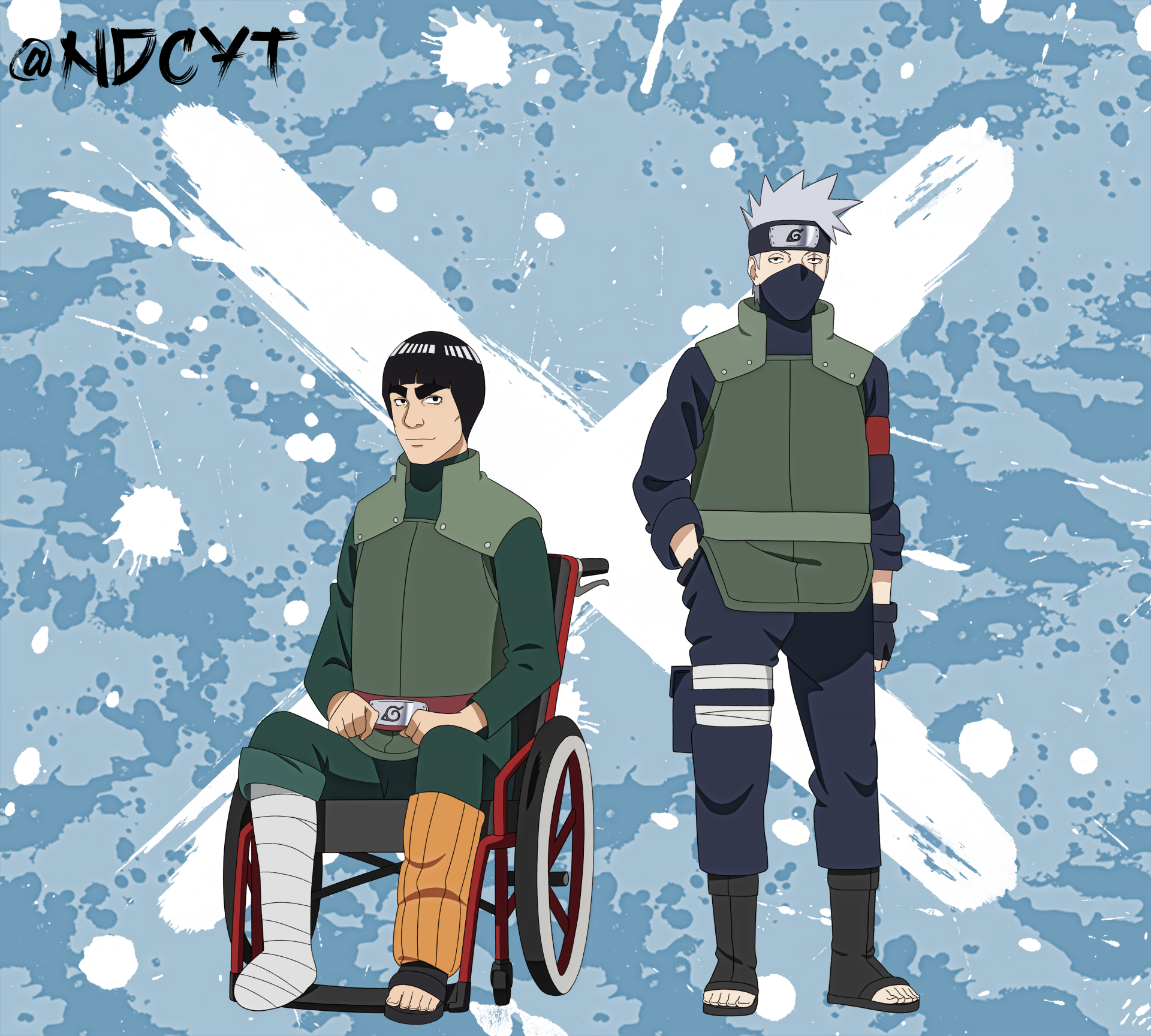 Download Kakashi Hatake Might Guy Anime Boruto 4k Ultra HD Wallpaper by ndcYT