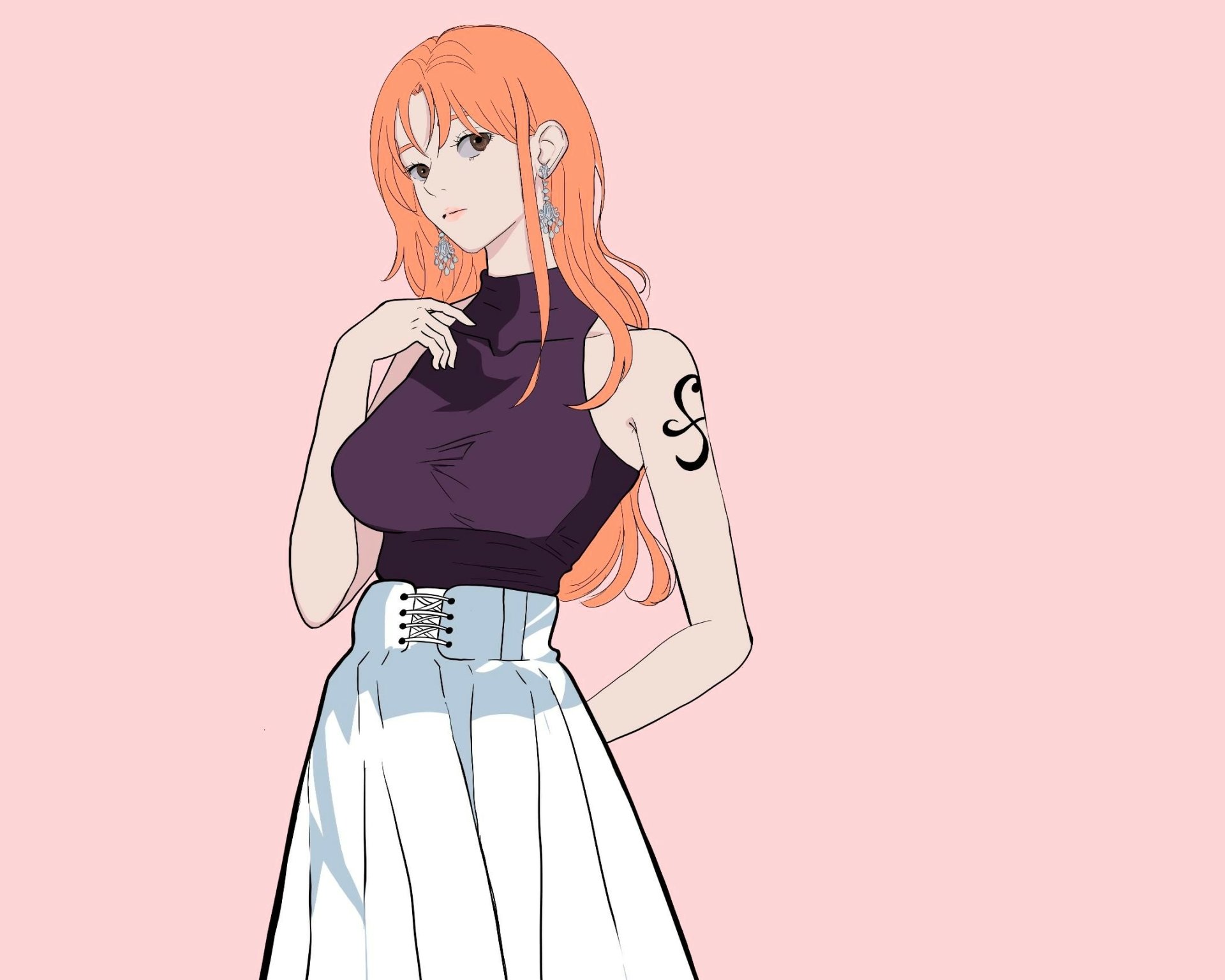 Download Nami (One Piece) Anime One Piece HD Wallpaper