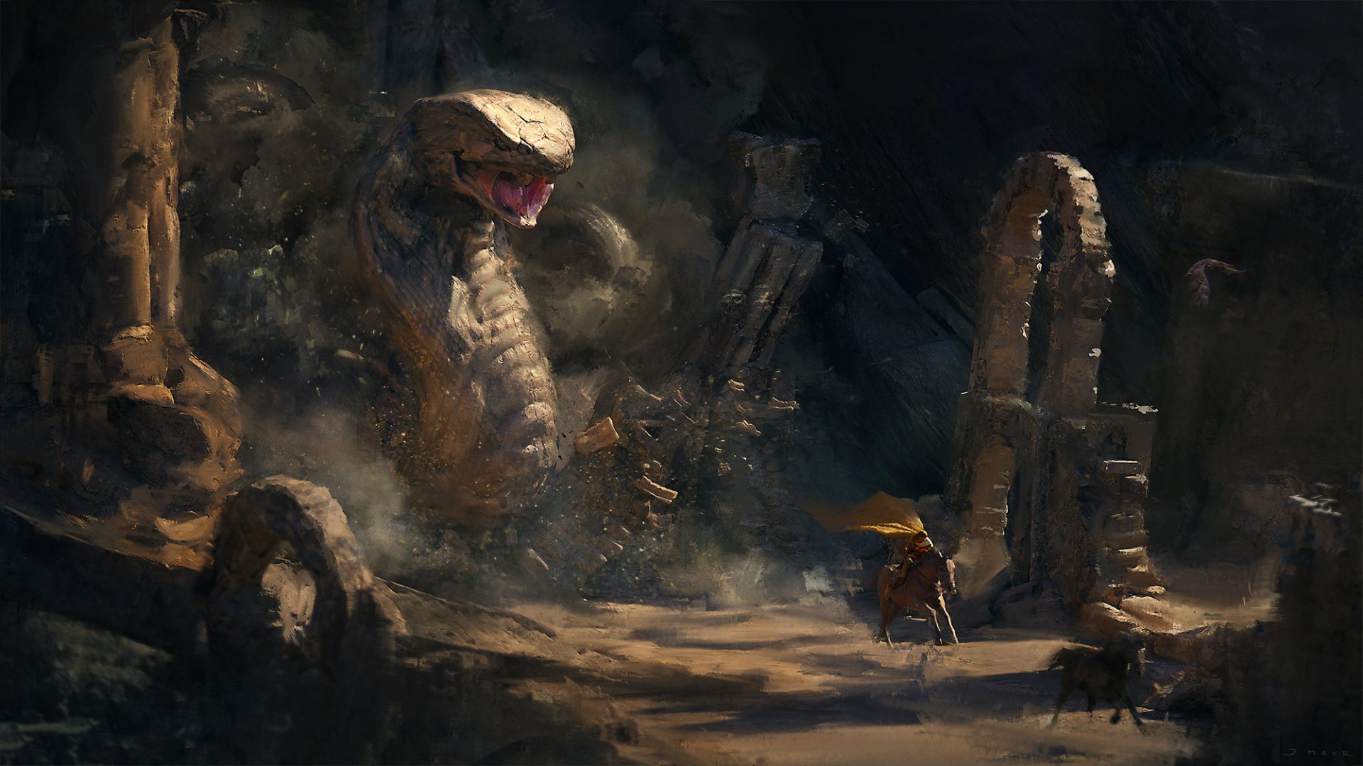 Download Fantasy Creature HD Wallpaper by Jannis Mayr