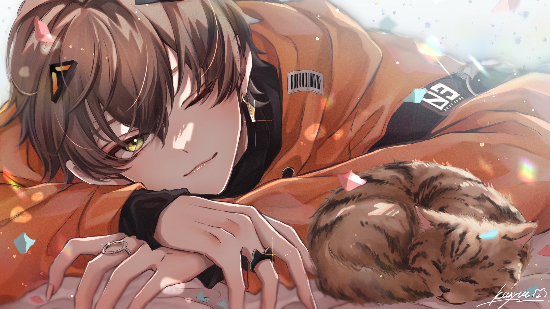 Download Noctyx Alban Knox Anime Virtual Youtuber 4k Ultra HD Wallpaper