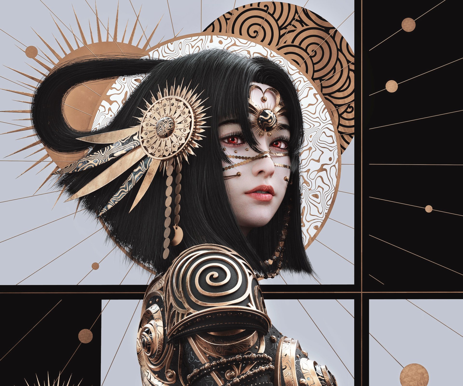 Download Sci Fi Cyborg HD Wallpaper by Dylan Kowalski