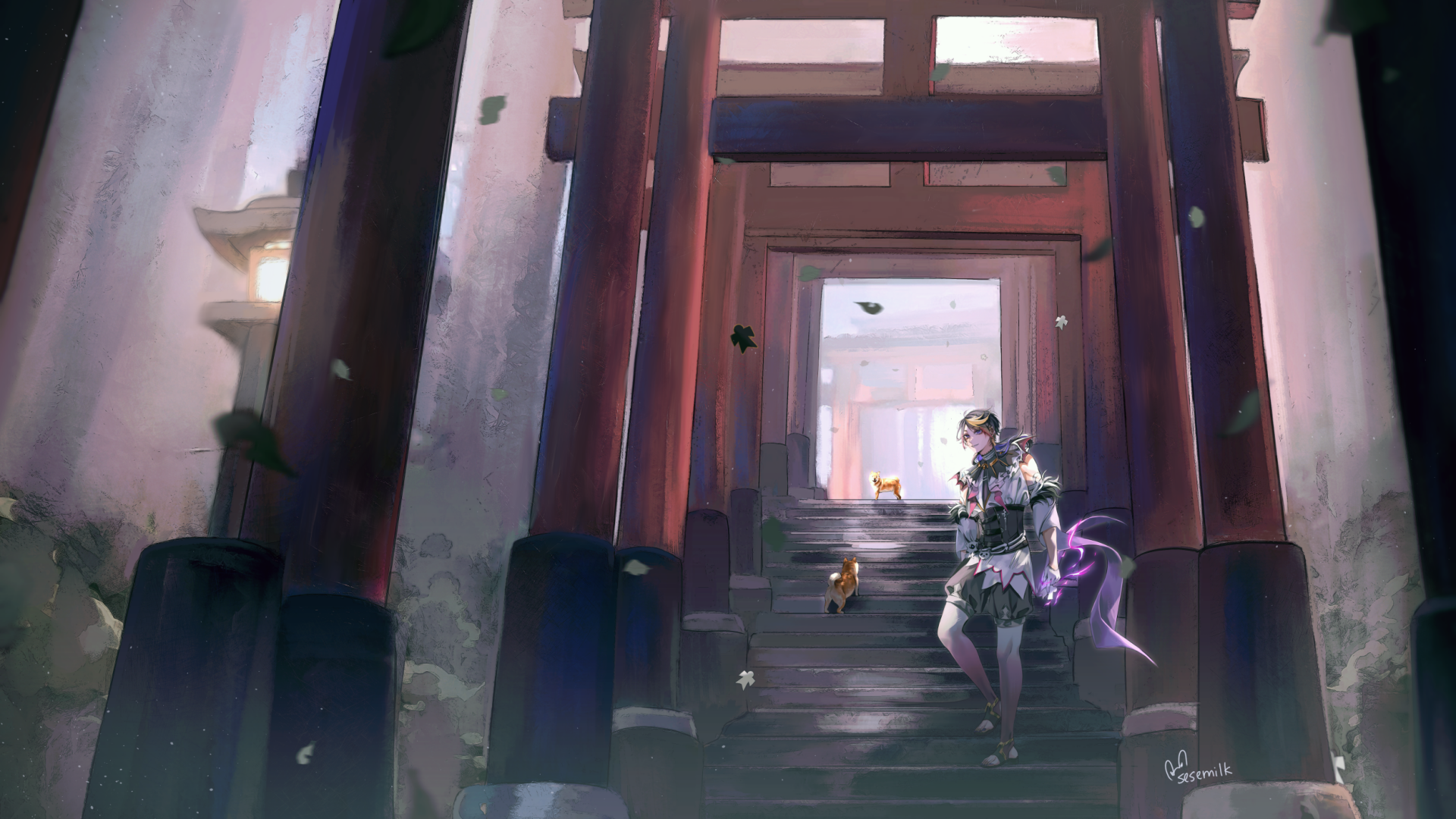 Download Luxiem Shu Yamino Anime Virtual Youtuber HD Wallpaper