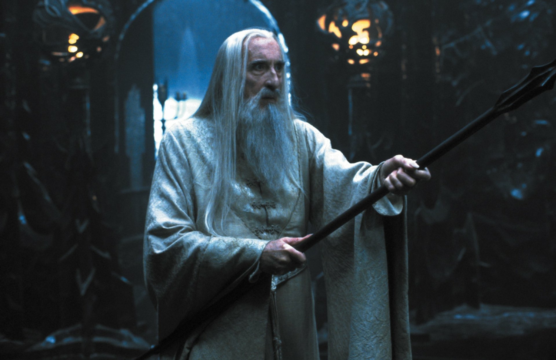 Download Christopher Lee Saruman Movie The Lord Of The Rings The Fellowship Of The Ring HD