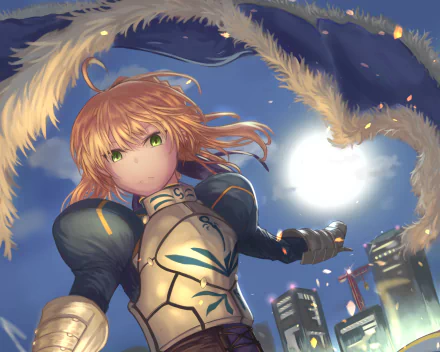 Saber (Fate Series) Anime Fate/Stay Night HD Desktop Wallpaper | Background Image