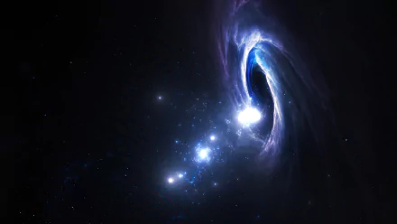 Sci Fi black hole HD Desktop Wallpaper | Background Image
