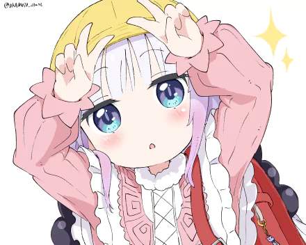 Kanna Kamui Anime Miss Kobayashi's Dragon Maid HD Desktop Wallpaper | Background Image