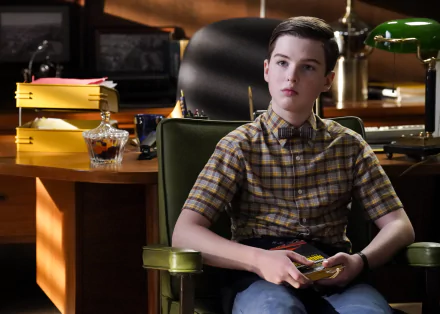 Sheldon Cooper Iain Armitage TV Show Young Sheldon HD Desktop Wallpaper | Background Image