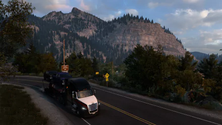 Truck Freightliner Cascadia video game American Truck Simulator HD Desktop Wallpaper | Background Image