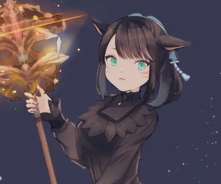 Miqo'te (Final Fantasy) video game Final Fantasy XIV HD Desktop Wallpaper | Background Image