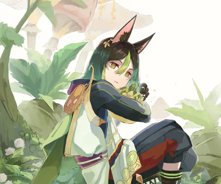 Tighnari (Genshin Impact) video game Genshin Impact HD Desktop Wallpaper | Background Image