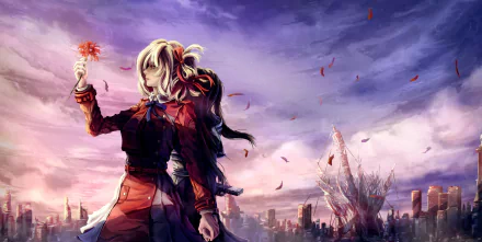 Chisato Nishikigi Anime Lycoris Recoil HD Desktop Wallpaper | Background Image