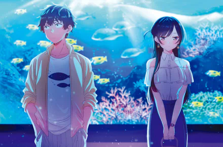 Kazuya Kinoshita Chizuru Ichinose Kanojo Okarishimasu Anime Rent-A-Girlfriend HD Desktop Wallpaper | Background Image