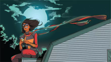 Kamala Khan Comic Ms. Marvel HD Desktop Wallpaper | Background Image
