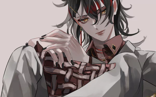 Luxiem Vox Akuma Anime Virtual Youtuber HD Desktop Wallpaper | Background Image