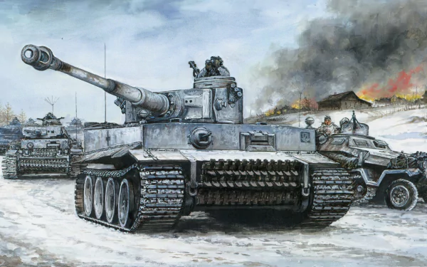 military Tiger I HD Desktop Wallpaper | Background Image