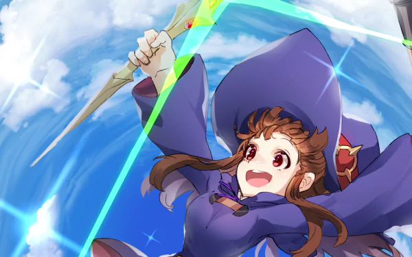 Atsuko Kagari Anime Little Witch Academia HD Desktop Wallpaper | Background Image