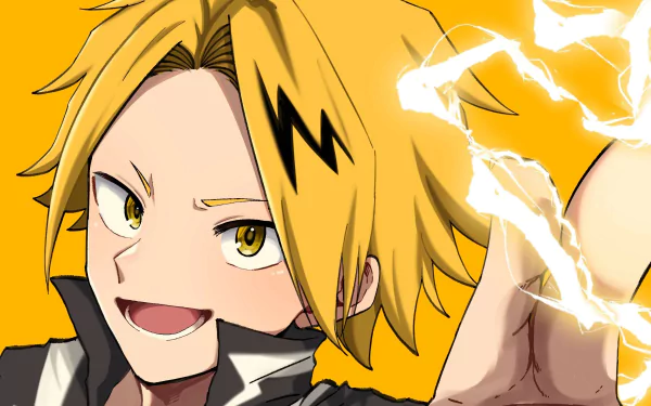 Denki Kaminari Anime My Hero Academia HD Desktop Wallpaper | Background Image