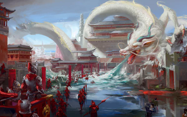 chinese dragon fantasy dragon HD Desktop Wallpaper | Background Image