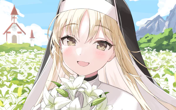 Sister Claire (Virtual Youtuber) Nijisanji Anime Virtual Youtuber HD Desktop Wallpaper | Background Image