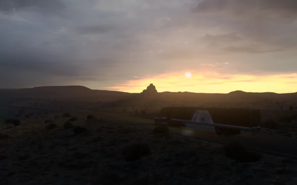 evening Truck Freightliner Cascadia video game American Truck Simulator HD Desktop Wallpaper | Background Image